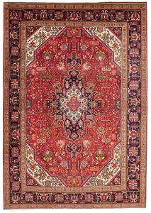 Tappeto Tabriz Stilizzato Rosso Blu Scuro 205x285 Cm