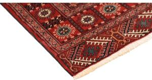 Tappeto Torkaman Geometrico Rosso Mattone Avorio 108x150 Cm
