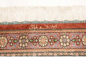 Tappeto Ghom Seta Geometrico Mattone Beige 58x90 Cm
