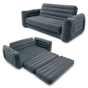 Divano gonfiabile pieghevole, grande, con materasso 2 in 1, INTEX 66552
