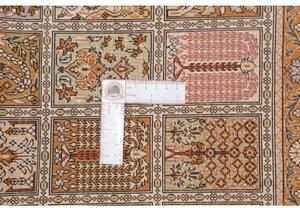 Tappeto Ghom Seta Geometrico Ocra Ruggine 59x90 Cm