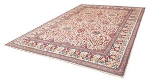 Tappeto Kashan Stilizzato Avorio Rosso 248x345 Cm