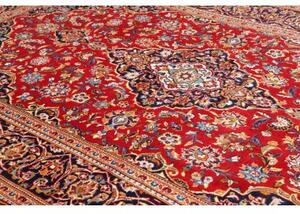 Tappeto Ardakan Medaglione Floreale Rosso Blu Scuro 200x320 Cm
