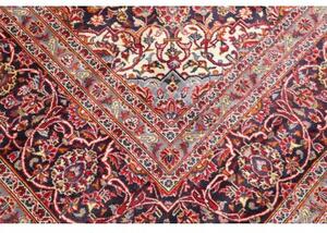 Tappeto Ardakan Medaglione Floreale Rosso Blu Scuro 300x403 Cm