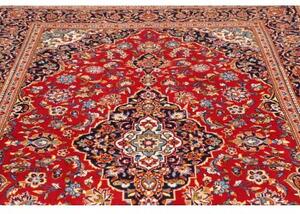 Tappeto Ardakan Medaglione Floreale Rosso Blu Scuro 200x320 Cm