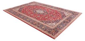 Tappeto Ardakan Medaglione Floreale Rosso Blu Scuro 205x292 Cm