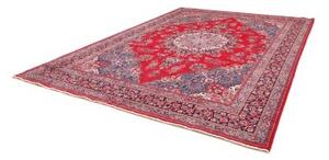 Tappeto Sabzevar Medaglione Floreale Rosso Blu 296x390 Cm