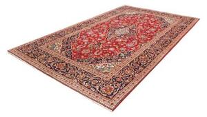 Tappeto Ardakan Medaglione Floreale Rosso Blu Scuro 200x320 Cm