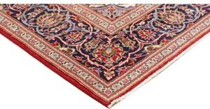 Tappeto Ardakan Medaglione Floreale Rosso Blu Scuro 205x292 Cm