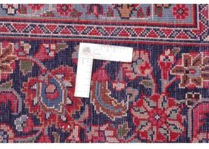Tappeto Sabzevar Medaglione Floreale Rosso Blu 296x390 Cm