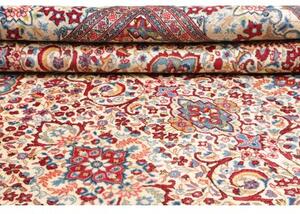 Tappeto Kashan Stilizzato Avorio Rosso 248x345 Cm