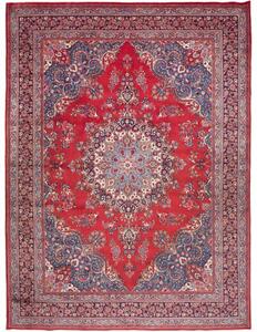 Tappeto Sabzevar Medaglione Floreale Rosso Blu 296x390 Cm