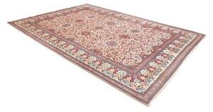 Tappeto Kashan Stilizzato Avorio Rosso 248x345 Cm