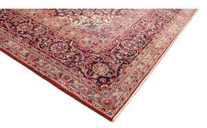 Tappeto Ardakan Medaglione Floreale Rosso Blu Scuro 300x403 Cm
