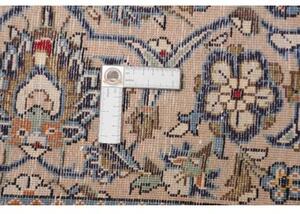 Tappeto Kashan Medaglione Floreale Beige Blu 200x285 Cm