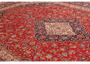 Tappeto Ardakan Medaglione Floreale Rosso Blu Scuro 300x410 Cm