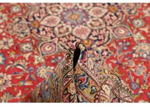 Tappeto Shahreza Medaglione Floreale Rosso Blu Scuro 287x430 Cm
