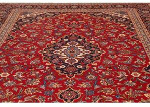 Tappeto Ardakan Medaglione Floreale Rosso Blu Scuro 287x412 Cm