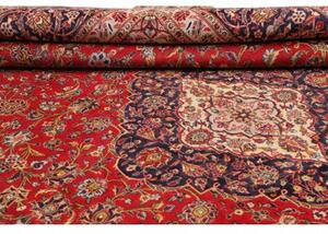 Tappeto Ardakan Medaglione Floreale Rosso Blu Scuro 300x410 Cm