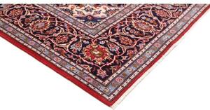 Tappeto Ardakan Medaglione Floreale Rosso Blu Scuro 202x320 Cm