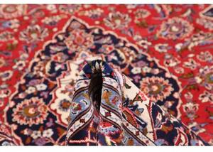 Tappeto Ardakan Medaglione Floreale Rosso Blu Scuro 202x320 Cm