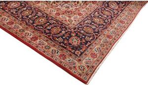 Tappeto Ardakan Medaglione Floreale Rosso Blu Scuro 300x410 Cm