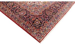 Tappeto Ardakan Medaglione Floreale Rosso Blu Scuro 290x432 Cm