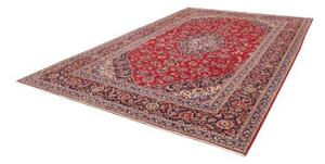 Tappeto Ardakan Medaglione Floreale Rosso Blu Scuro 260x378 Cm