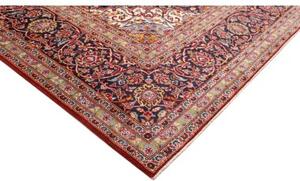 Tappeto Ardakan Medaglione Floreale Rosso Blu Scuro 293x400 Cm