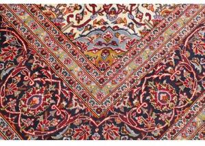 Tappeto Ardakan Medaglione Floreale Rosso Blu Scuro 293x400 Cm