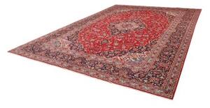 Tappeto Ardakan Medaglione Floreale Rosso Blu Scuro 310x408 Cm