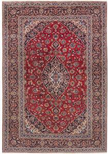 Tappeto Ardakan Medaglione Floreale Rosso Blu Scuro 260x378 Cm