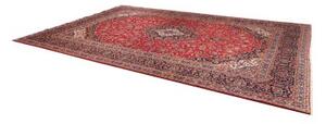 Tappeto Ardakan Medaglione Floreale Rosso Blu Scuro 290x432 Cm