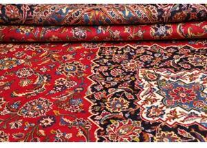 Tappeto Ardakan Medaglione Floreale Rosso Blu Scuro 290x432 Cm