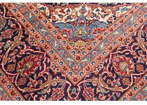 Tappeto Ardakan Medaglione Floreale Rosso Blu Scuro 300x405 Cm