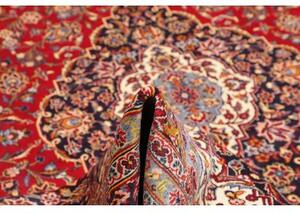 Tappeto Ardakan Medaglione Floreale Rosso Blu Scuro 293x400 Cm