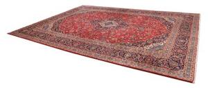 Tappeto Ardakan Medaglione Floreale Rosso Blu Scuro 300x405 Cm