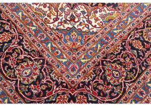 Tappeto Ardakan Medaglione Floreale Rosso Blu Scuro 290x432 Cm