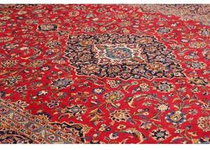 Tappeto Ardakan Medaglione Floreale Rosso Blu Scuro 282x392 Cm