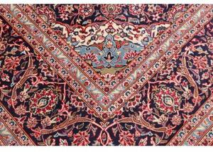 Tappeto Ardakan Medaglione Floreale Rosso Blu Scuro 300x410 Cm