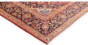 Tappeto Ardakan Medaglione Floreale Rosso Blu Scuro 203x300 Cm