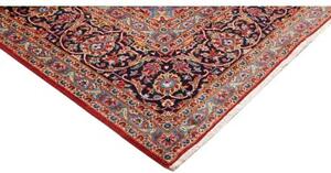 Tappeto Ardakan Medaglione Floreale Rosso Blu Scuro 282x392 Cm