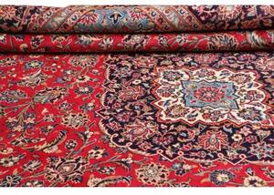 Tappeto Ardakan Medaglione Floreale Rosso Blu Scuro 300x410 Cm