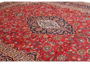 Tappeto Ardakan Medaglione Floreale Rosso Blu Scuro 298x400 Cm