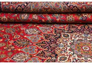 Tappeto Ardakan Medaglione Floreale Rosso Blu Scuro 288x410 Cm