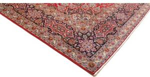Tappeto Ardakan Medaglione Floreale Rosso Blu Scuro 288x410 Cm