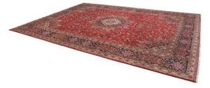 Tappeto Ardakan Medaglione Floreale Rosso Blu Scuro 288x410 Cm