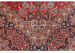 Tappeto Ardakan Medaglione Floreale Rosso Blu Scuro 288x410 Cm