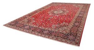 Tappeto Ardakan Medaglione Floreale Rosso Blu Scuro 288x410 Cm
