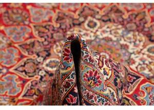 Tappeto Ardakan Medaglione Floreale Rosso Blu Scuro 288x410 Cm